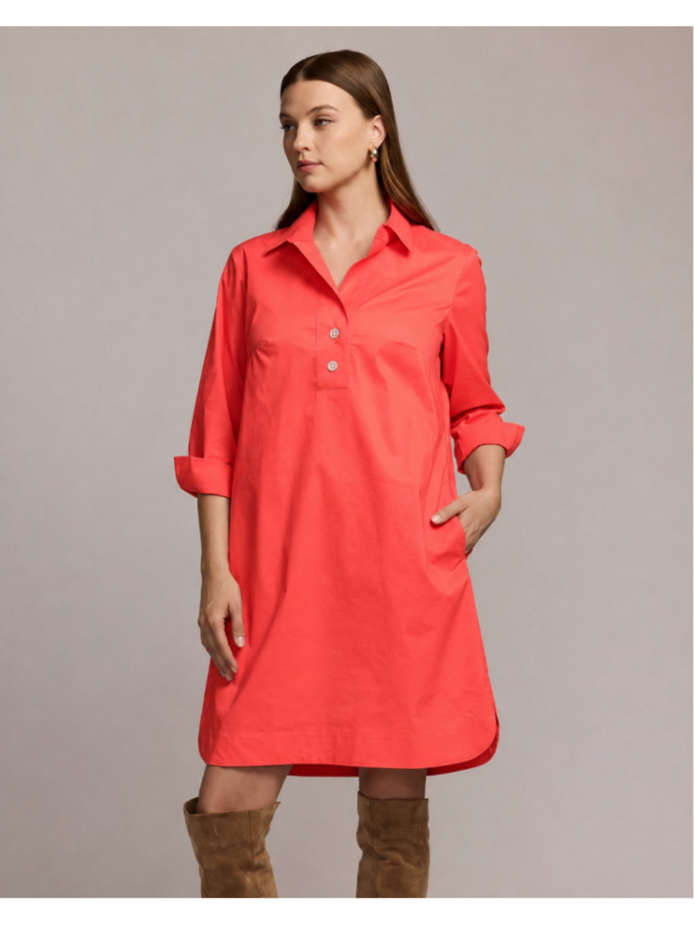 Women's Hinson Wu Aileen Mini Dress Coral Size XXS